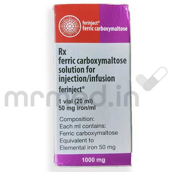 Buy FERINJECT 1000MG/20ML INJECTION Online Uses, Price, Dosage
